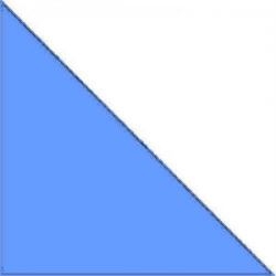 Декоративный элемент 6612V Triangle Blue 5,0x3,6x3,6