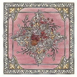Декоративный элемент 6049B Spring single floral tile 152 x 152 x 7