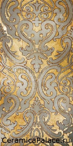 Декоративный элемент SHIRAZ 1 Fondo Oro - Decoro Londongrey 30,5 x 60