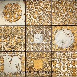 Декоративный элемент VENUS PATCH Fondo Biancone Decoro Oro 10 x 10