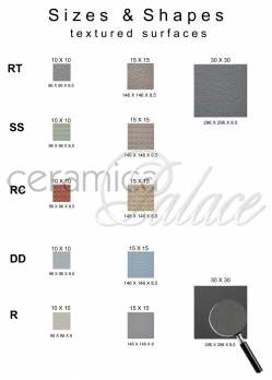 Декоративный элемент Sizes & Shapes textured surfaces