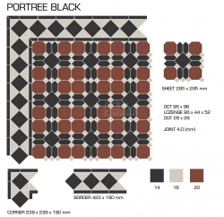 Декоративный элемент PORTREE BLACK