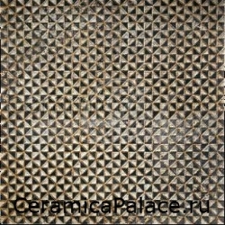 Декоративный элемент OPTICAL 1 Fondo Nero Marquinia - Decoro Argento 30,5 x 30,5