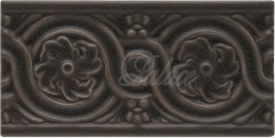 Декоративный элемент ADNT5059 Relieve Flores Charcoal 7,5x15