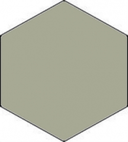 Декоративный элемент 6836V Hexagon Classic Grey 12,7x12,7