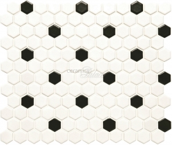 Декоративный элемент CS-HNYCOMWB Black and White Honeycomb 29,7x25,7