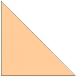 Декоративный элемент 6212V Triangle Buff 5,0x3,6x3,6