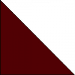 Декоративный элемент 6116V Triangle Red 14,9x10,6x10,6