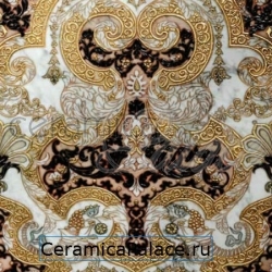 Декоративный элемент MEROPE TSS Bianco Carrara Nero Gold 40x40x1