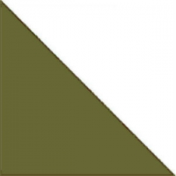 Декоративный элемент 6712V Triangle Green 5,0x3,6x3,6
