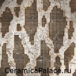 Декоративный элемент OPTICAL 8 Fondo Argento - Decoro Nero Marquinia 30,5 x 30,5