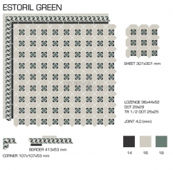 Декоративный элемент ESTORIL GREEN
