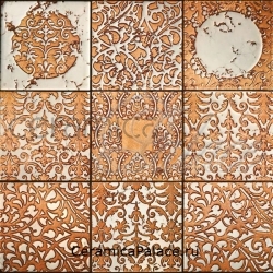 Декоративный элемент VENUS PATCH Fondo Biancone Decoro Rame 10 x 10