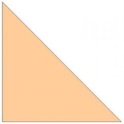 Декоративный элемент 6213V Triangle Buff 7,3x5,2x5,2