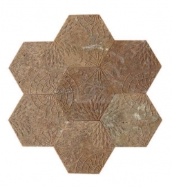 Напольная плитка JEUX D'HEXAGONES 144 TVN modulo cm 14,4x16,6x1