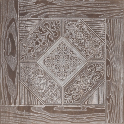 Декоративный элемент Quadrotta 1 Tile 305 BROWN - bianco cm 30,5x30,5x1