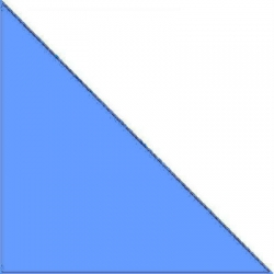 Декоративный элемент 6613V Triangle Blue 7,3x5,2x5,2