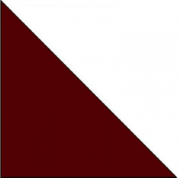 Декоративный элемент 6113V Triangle Red 7,3x5,2x,52