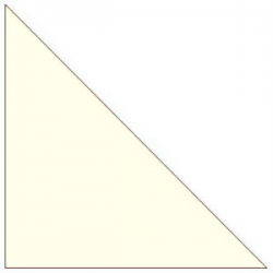 Декоративный элемент 7112V Triangle Dover White 5,0x3,6x3,6