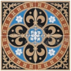 Декоративный элемент Gladstone 6260V Blue-Red 4 tile 30,4x30,4