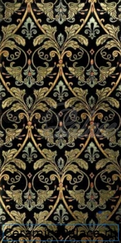 Декоративный элемент ALCIONE T Nero Marquinia Gold 30,5x61x1