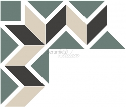 Декоративный элемент V-EGREEN-C0 ESTORIL GREEN Corner 10,7x10,7x5,3