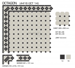 Декоративный элемент OCTAGON 4416 OCT 14