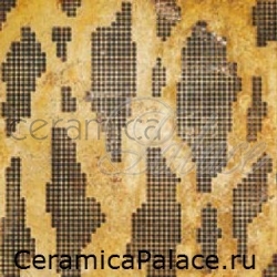Декоративный элемент OPTICAL 8 Fondo Oro - Decoro Nero Marquinia 30,5 x 30,5