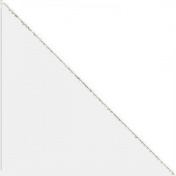Декоративный элемент 6412V Triangle White 5,0x3,6x3,6