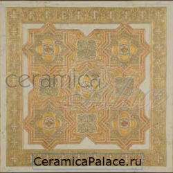 Декоративный элемент ATLAS T Biancone Gold 40x40x1 61x61x2
